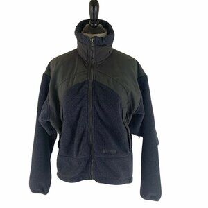 Marmot Women's S Small Full Zip Fleece Jacket Mock Neck Fitted Polartec